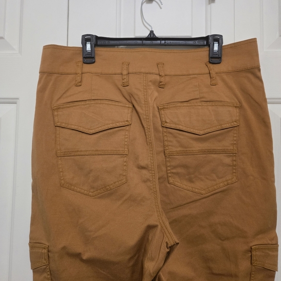 Cabi NWOT Womens Orange Paper Bag Cargo Pants Size 10 Style #604 - Picture 9 of 12